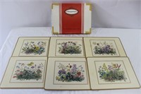 Vintage Pimpernel Wild Flower Cork Placemats