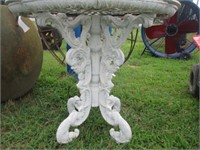 798) Victorian metal antique table