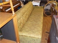 long 4 cushion mid century couch