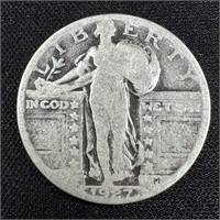 1927 Standing Liberty Silver Quarter