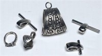 Sterling Charms & Pendant