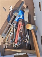 Collection of carpentry tools