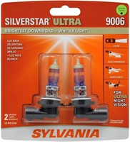 2 PCS SYLVANIA 9006 SILVER STAR HALOGEN LAMPS