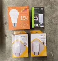 ASSORTED LIGHT BULB AND ACCESSORIES