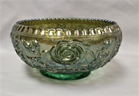 Imperial Green Open Rose Rose Bowl