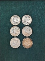 90% Silver 1964 Kennedy Half Dollars