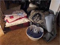 Homedics Foot Spa, Blankets, Orhtopedic Boot