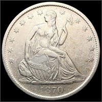 1870-S Seated Liberty Half Dollar CLOSELY