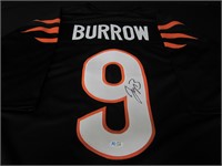 Joe Burrow signed football jersey COA