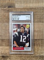 2000 NFL Tom Brady rookie football card