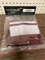 NEW HOCKEY SOCKS SIZE 20 BURGANDY