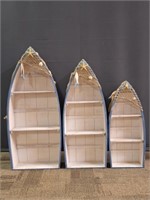 Wooden boat Shelves