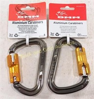 (2) NEW DMM Aluminum Carabiners