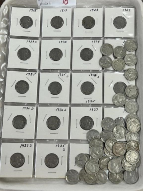 64 Buffalo Nickels