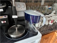 WATER FILTER PITCHER AND PAPER TOWEL HOLDER