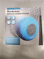 Brookstone wireless shower speaker