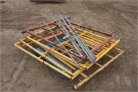 (8) Scaffold Sections w/ Braces, Approx 5Ft X 5Ft