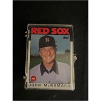 (52) 1986 Topps Boston Red Sox Cards