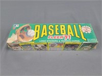 Sealed Box 1991 Fleer Baseball Cards