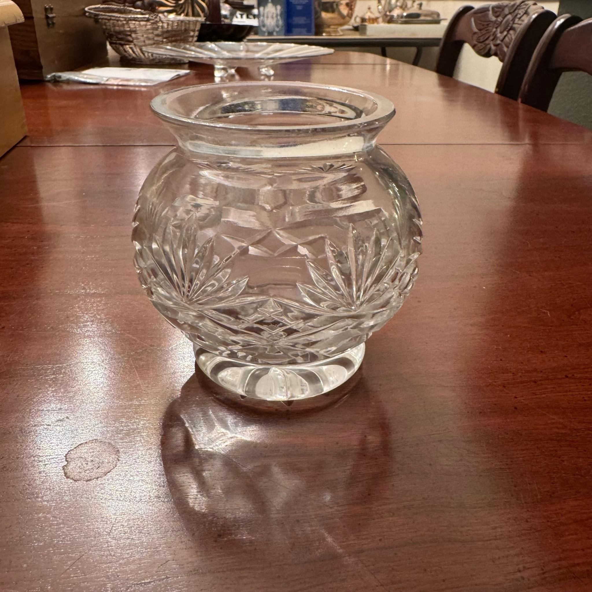 Small Vintage Crystal Vase