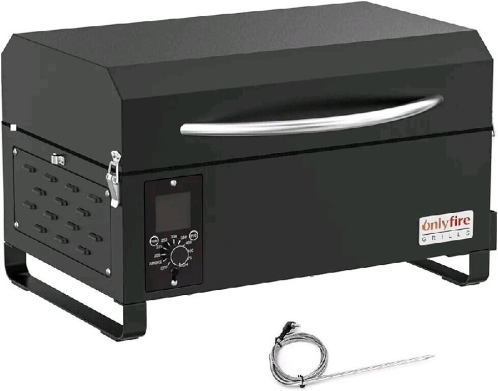 Onlyfire BBQ Wood Pellet Grill Smoker with Digital