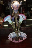 Victorian Glass Epergne,