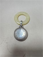 Sterling Pocket watch Pendant 16 grams marked