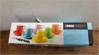 NEW Moda Concept Rainbow Sorbet 12PC Espresso Cup-