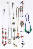 Group of 6 Beaded Necklaces w/Box