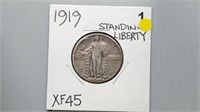 1919 Standing Liberty Quarter yw3001
