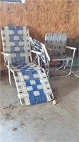 3 retro  Lounger chairs,