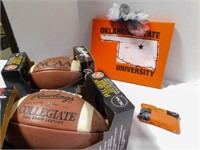 2 Footballs, OSU Cloth Picture, Kleenex Holder