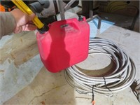 Electrical wire and gas can