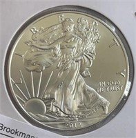 2012 SILVER American Eagle GEM BU