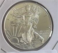 2012 SILVER American Eagle GEM BU