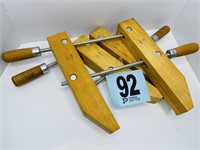 2 -12" Hand Screw Wood Clamps