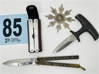 4 Pc  Specialty Knife Collection