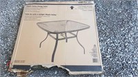 NEW MAPLE VALLEY GLASS TOP PATIO TABLE