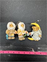 Cherished Teddies Lot Eskimo and in the moon