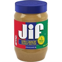 sealed- Jif Creamy and Crunchy Peanut Butter