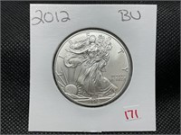 2012 AMERICAN SILVER EAGLE BU