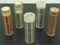 Bag of Canadian Coins in Tubes - Approx. $6 Face,