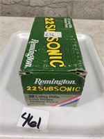 500 Rounds 22 Subsonic Long Rifle Ammo