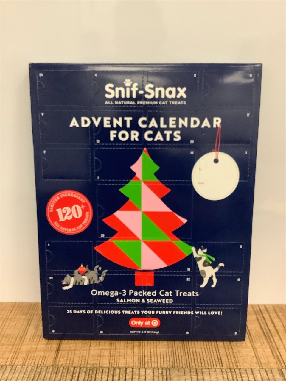 $15  Snif-Snax Advent Calendar - 5.11oz.-for cats