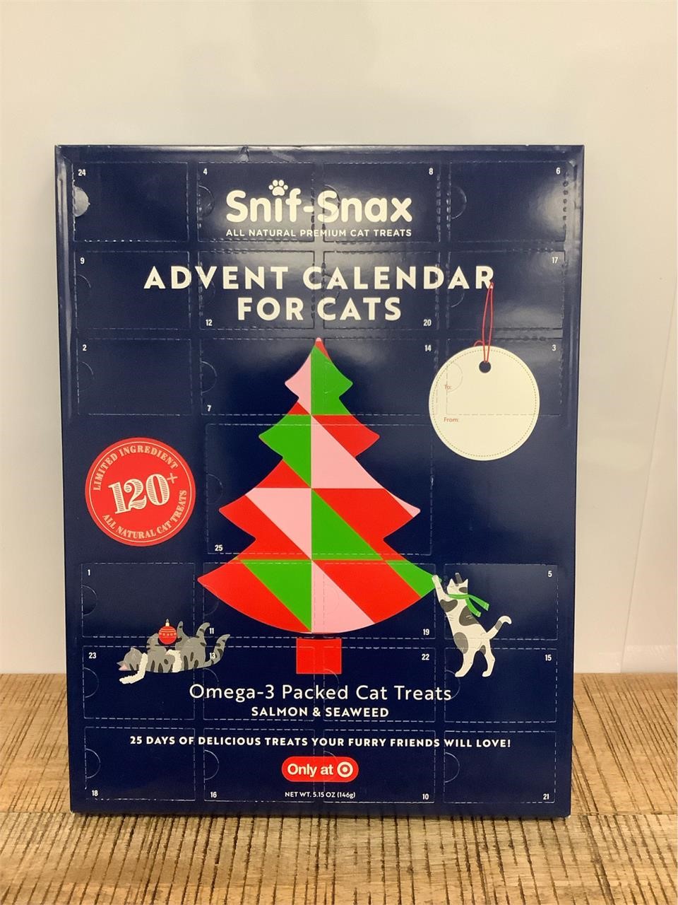 $15  Snif-Snax Advent Calendar - 5.11oz.-for cats