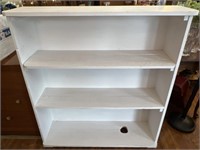 Softwood White Painted Crafted Bookcase
