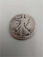1917 S Walking Liberty Silver Half Dollar