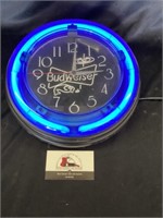 Budweiser neon clock