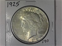 1925 Peace Silver Dollar