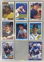 8pc 1973-91 Baseball & Football Rookie Cards